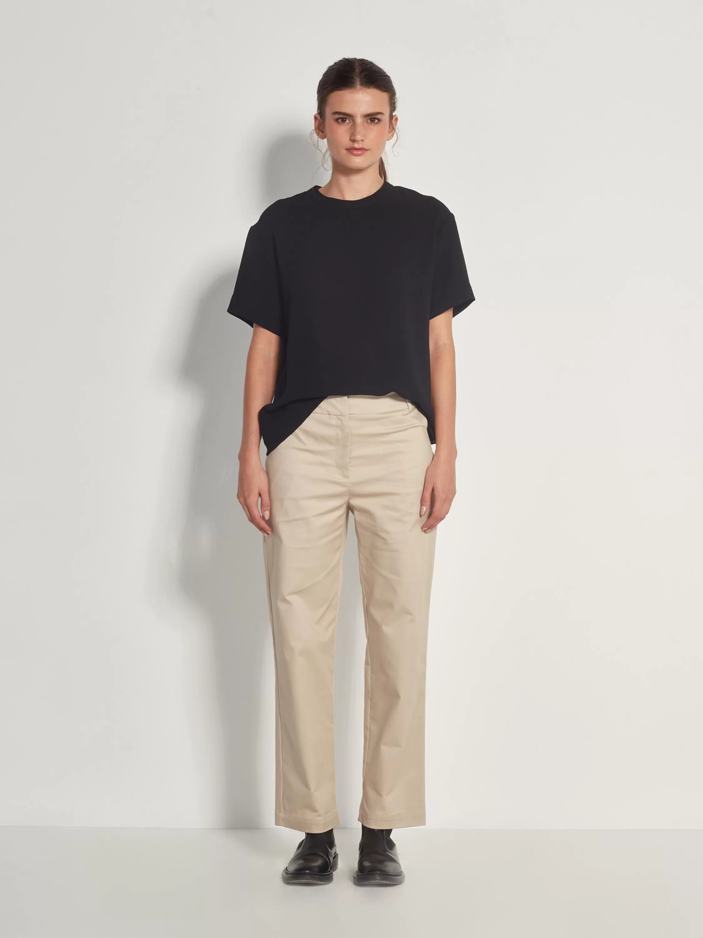 Trousers>Juliette Hogan Chino Pant Chino Drill Beige