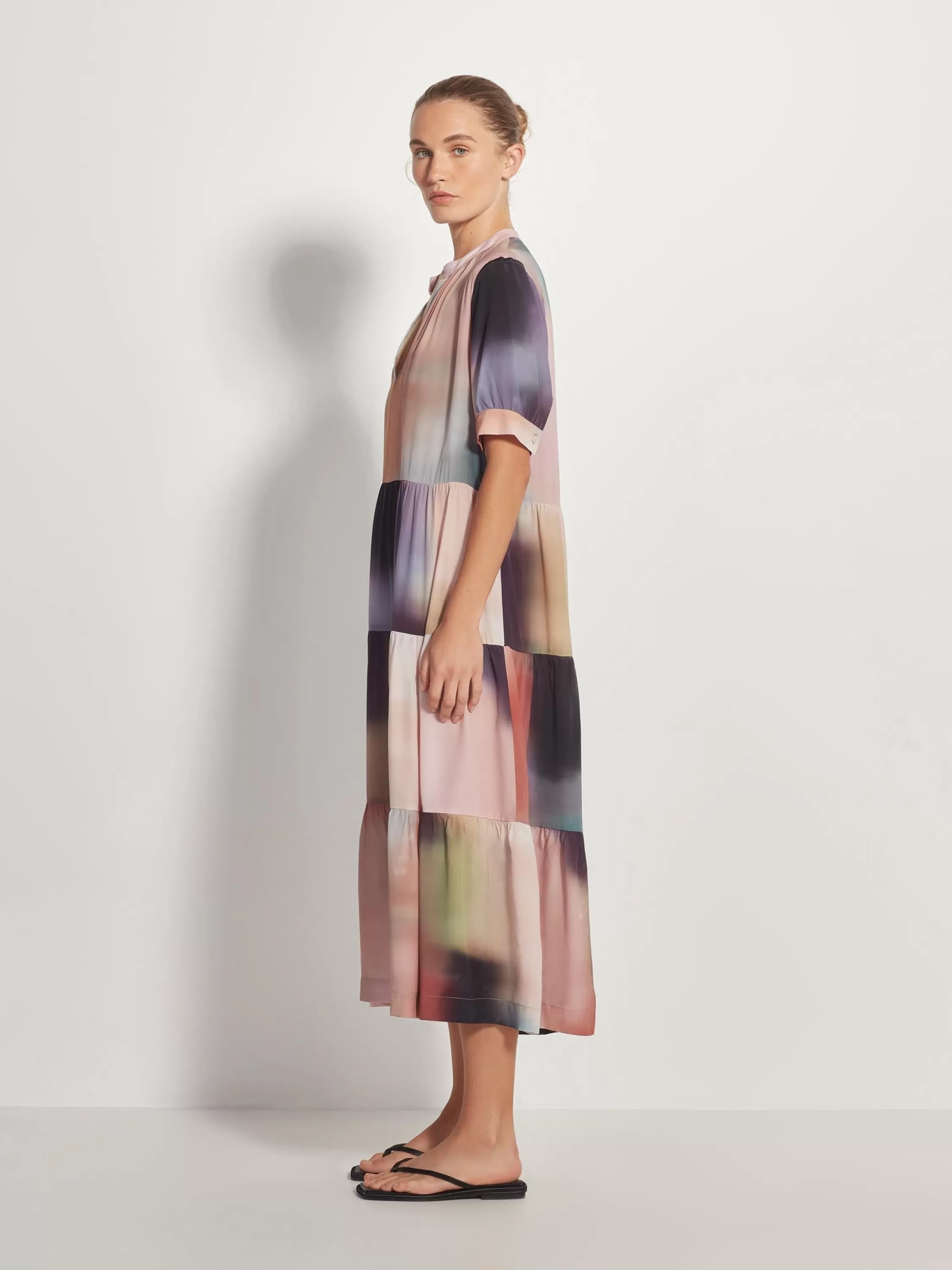 Dresses & Jumpsuits>Juliette Hogan Eternal Tunic Sundown Viscose Silk Gradient