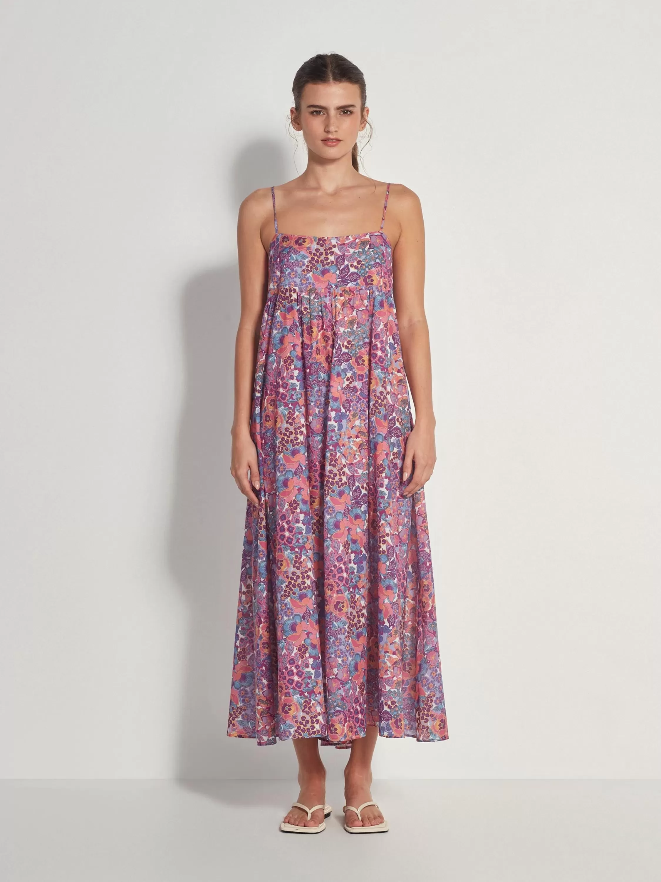 Dresses & Jumpsuits>Juliette Hogan Jasmine Dress Garden Party Cotton Flora