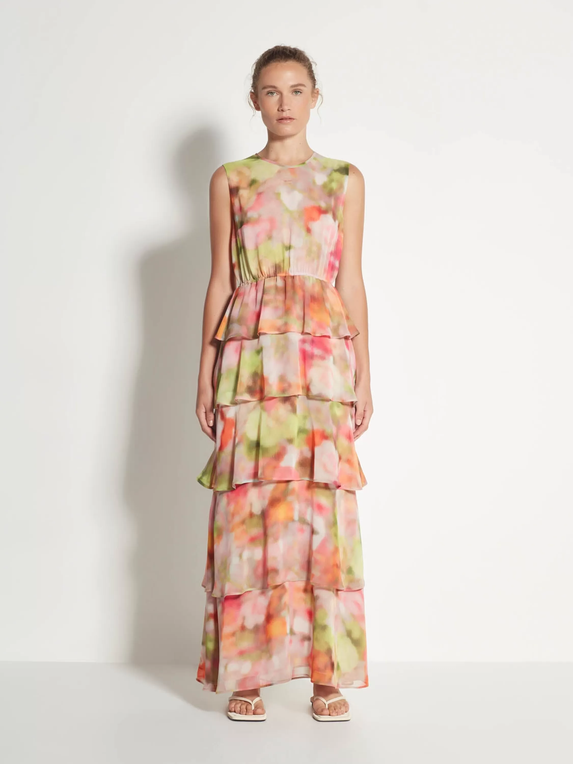 Dresses & Jumpsuits>Juliette Hogan Magdalena Dress Spring Crush Citrus