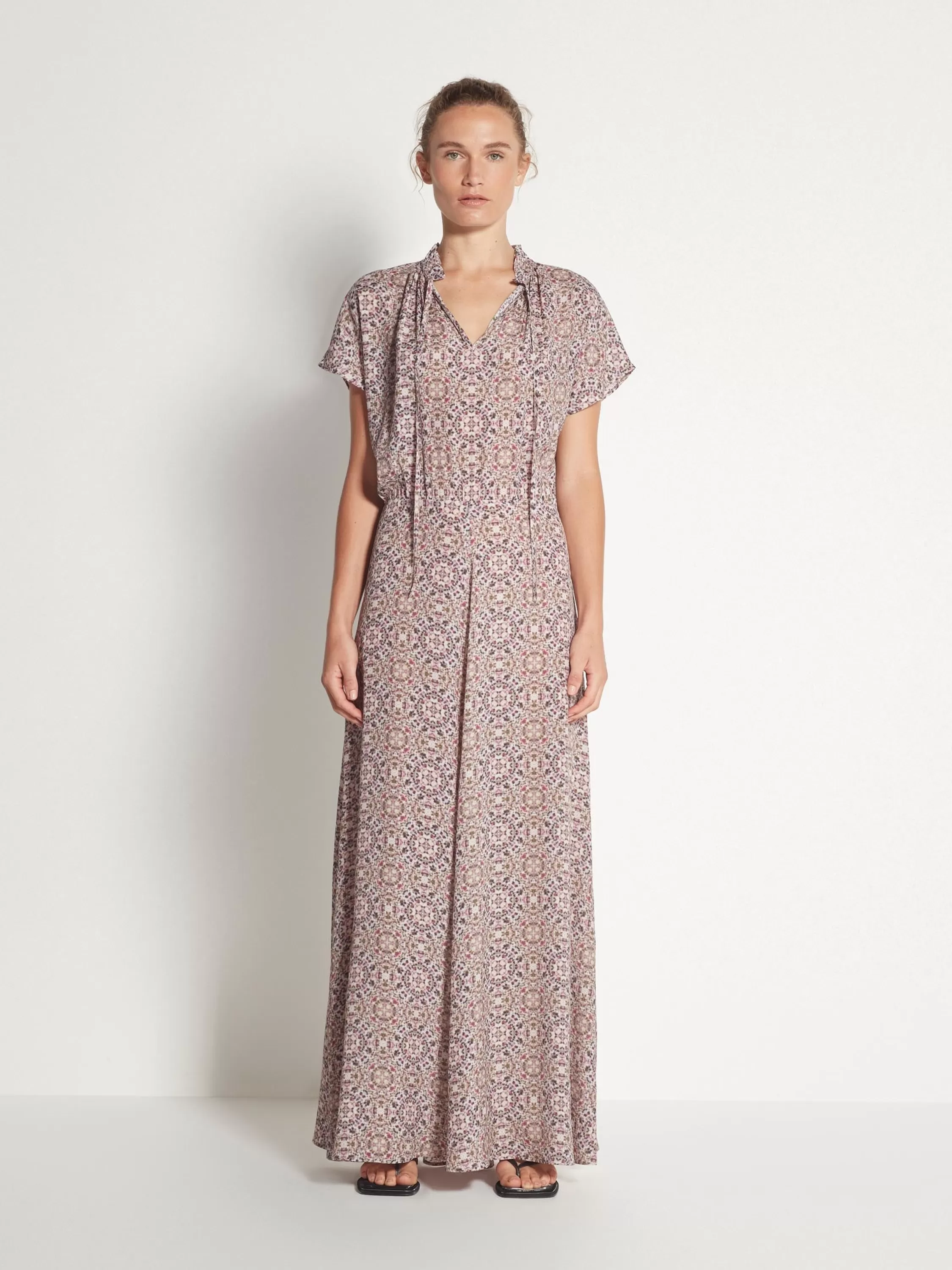 Dresses & Jumpsuits>Juliette Hogan Pamela Dress Medina Silk Viscose Mosaic